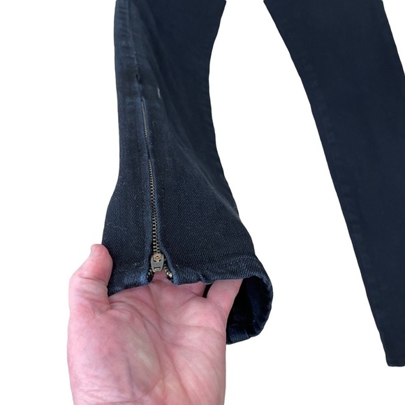 J. Brand Black Skinny Jeans with Zip Up Ankle Style - Picture 8 of 12